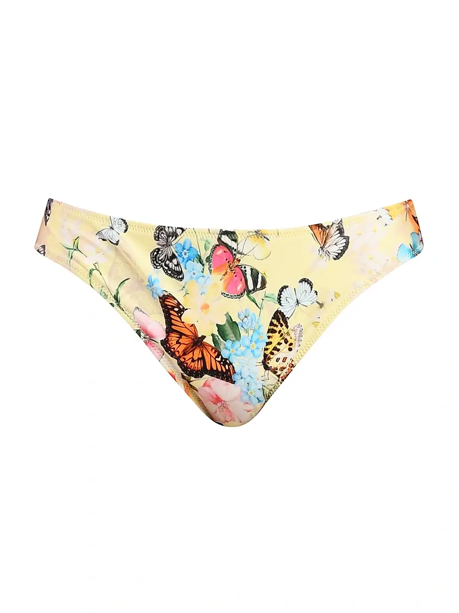 L'Agence Women's Nicole Garden Butterflies Bikini Bottom - Size XL | Image 1 L'Agence Women's Nicole Garden Butterflies Bikini Bottom - Size XL | Image 1