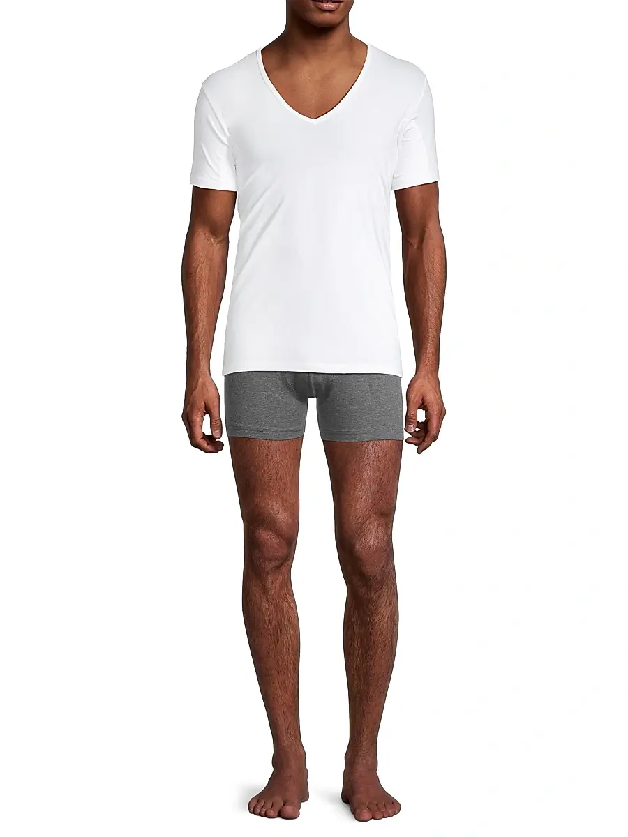 FALKE Men's Short-Sleeve V-Neck T-Shirt | Thumbnail 2