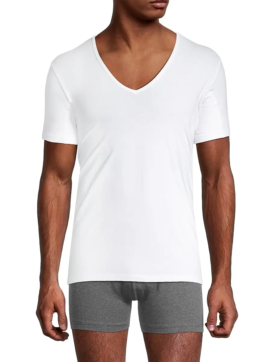 FALKE Men's Short-Sleeve V-Neck T-Shirt | Thumbnail 3