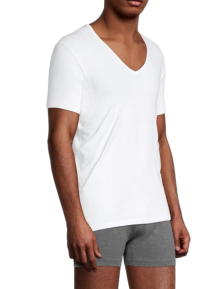 FALKE Men's Short-Sleeve V-Neck T-Shirt | Thumbnail 4