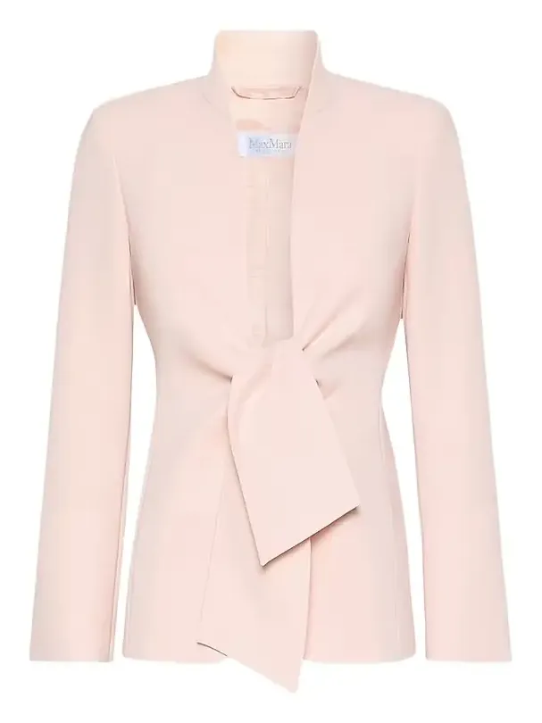Women's Cady Jacket with Sash Detail - Pink