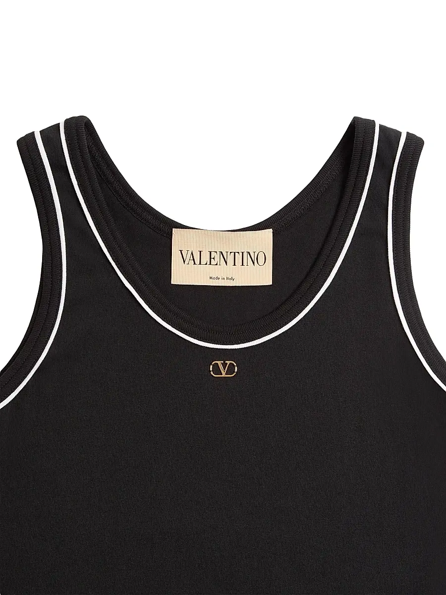 Valentino Women's Cotton Jersey Top | Thumbnail 6 Valentino Women's Cotton Jersey Top | Thumbnail 6