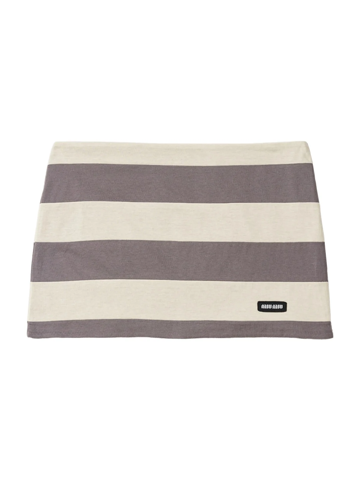 Women's Striped Jersey Mini-Skirt Women's Striped Jersey Mini-Skirt