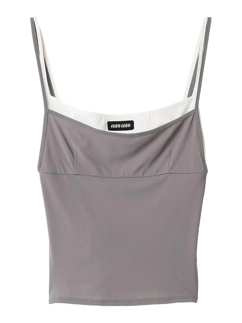 Miu Miu Women's Stretch Jersey Top