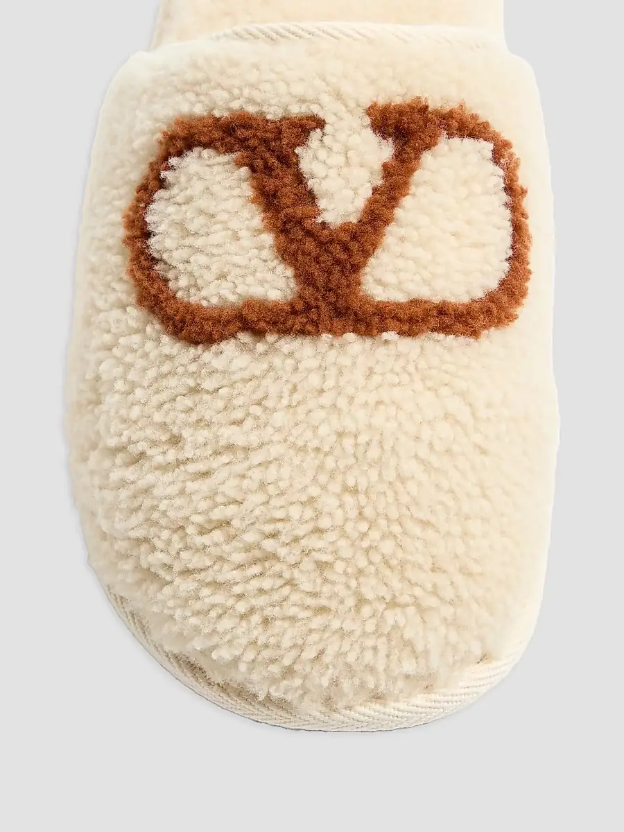 Valentino Men's Ta Chambre Wool Slides | Thumbnail 3