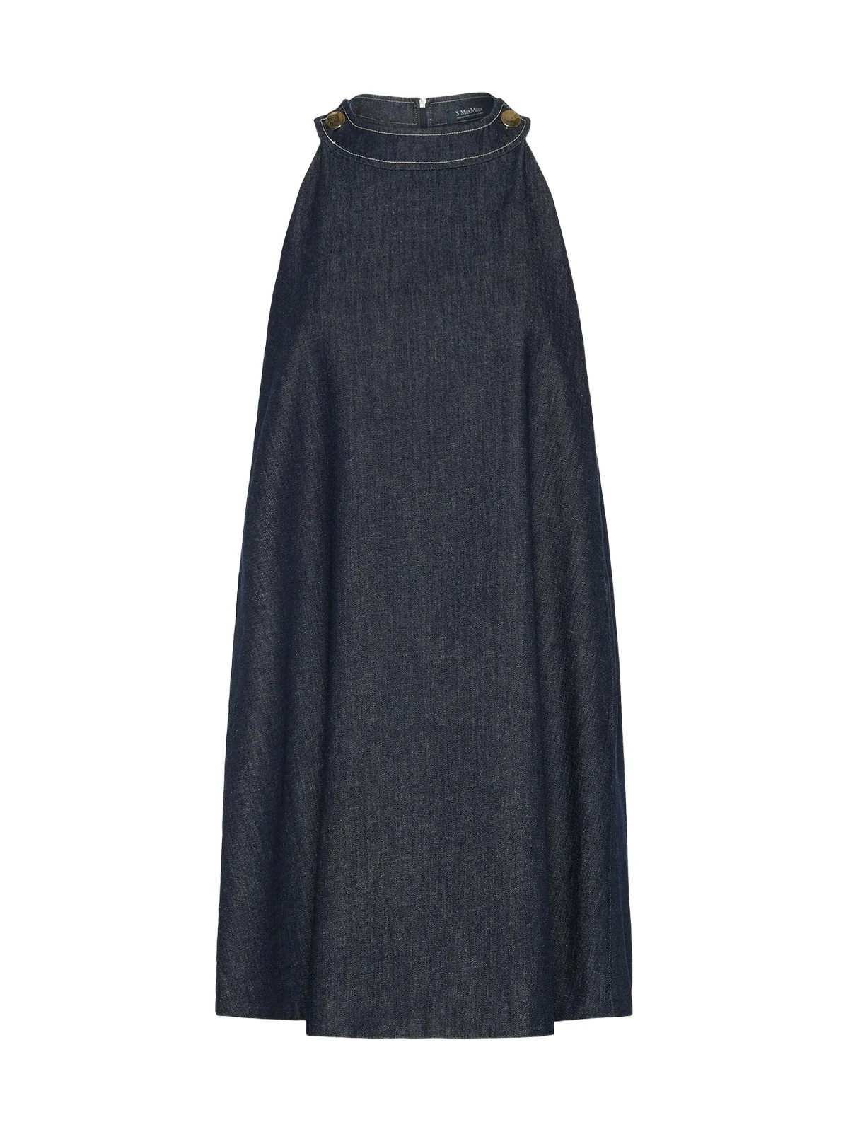 Women's Short Sleeveless Cotton Denim Dress Women's Short Sleeveless Cotton Denim Dress