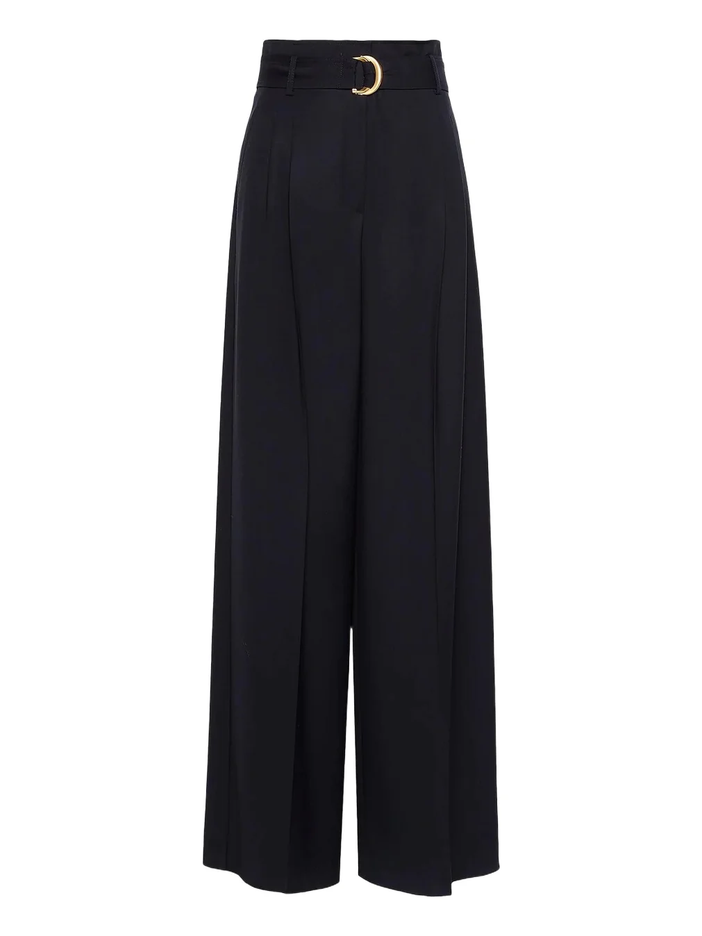 Women's High Waisted Woollen Cloth Trousers