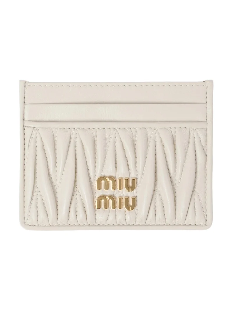 Women's Matelassé Nappa Leather Card Holder