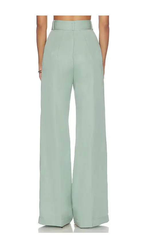 MATTHEW BRUCH Belted Wide Leg Trouser | Thumbnail 4 MATTHEW BRUCH Belted Wide Leg Trouser | Thumbnail 4