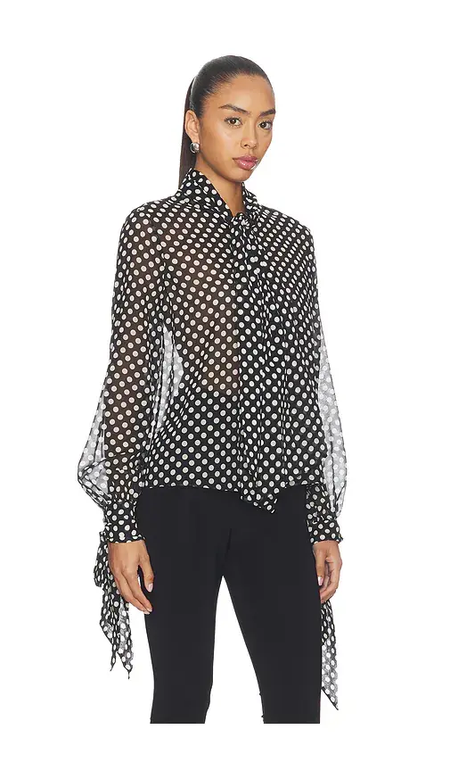 Frame The Nouvelle Polka Dot Blouse | Thumbnail 2 Frame The Nouvelle Polka Dot Blouse | Thumbnail 2