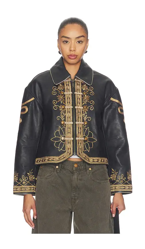 Free People x We The Free Lana Leather Jacket | Thumbnail 2