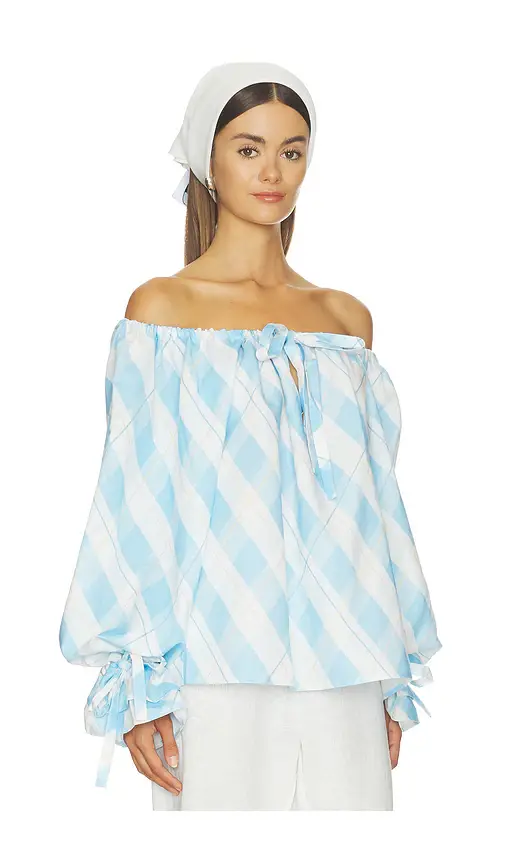 Sleeper Cha-cha Lounge Blouse | Thumbnail 2 Sleeper Cha-cha Lounge Blouse | Thumbnail 2