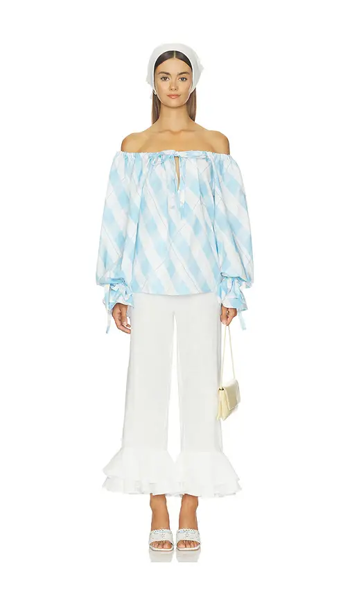 Sleeper Cha-cha Lounge Blouse | Thumbnail 4 Sleeper Cha-cha Lounge Blouse | Thumbnail 4