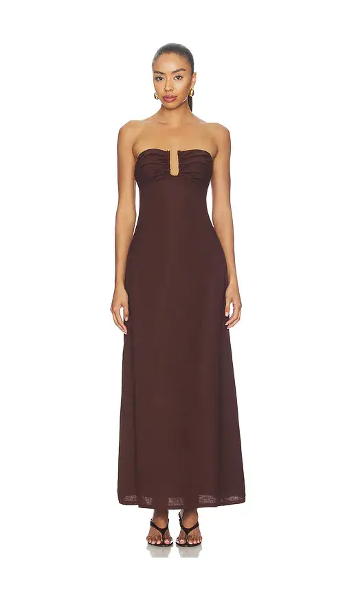 SEVEN WONDERS Martha Strapless Maxi Dress | Image 1 SEVEN WONDERS Martha Strapless Maxi Dress | Image 1