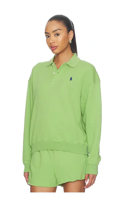 Polo Ralph Lauren Island Fleece Polo Sweatshirt | Thumbnail 2
