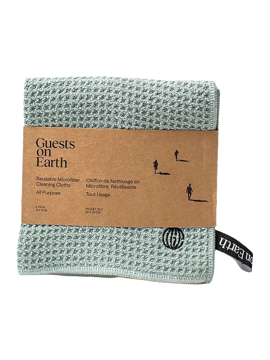 Guests on Earth Waffle Cleaning Cloths 2 Pack