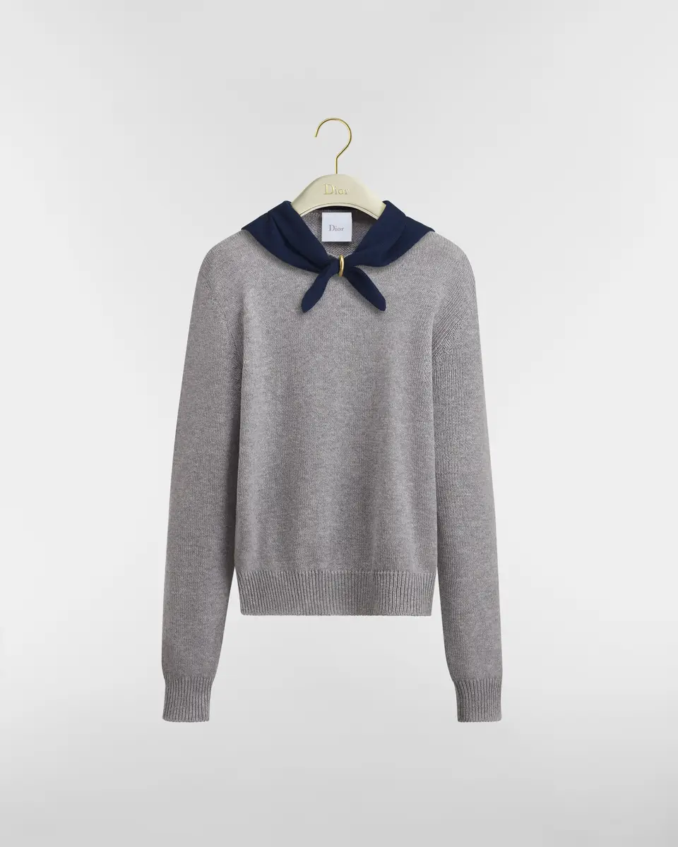 Dior Tied Collar Sweater | Thumbnail 2 Dior Tied Collar Sweater | Thumbnail 2