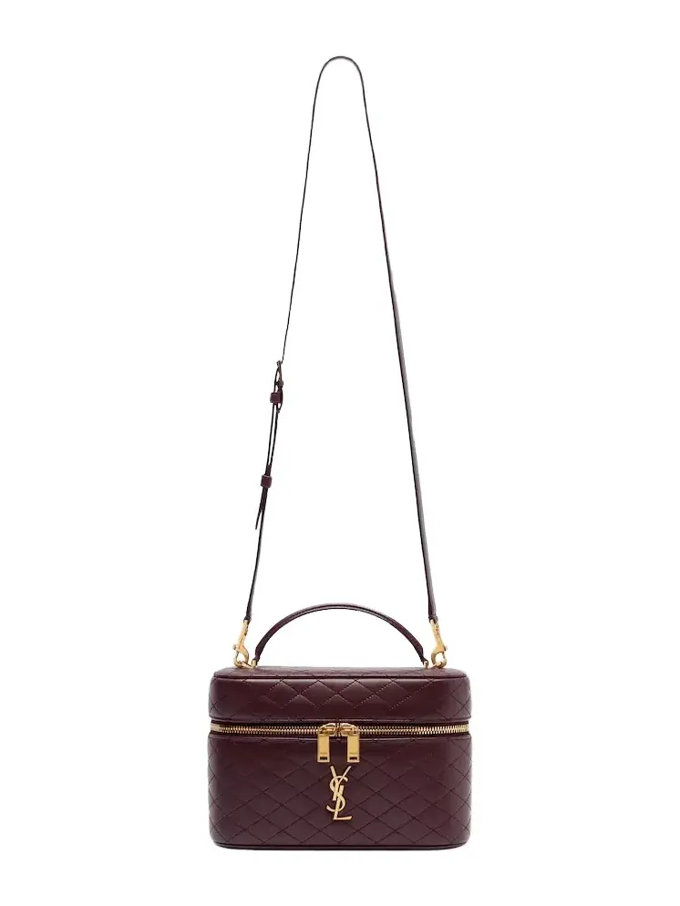Saint Laurent Gaby Large leather vanity bag