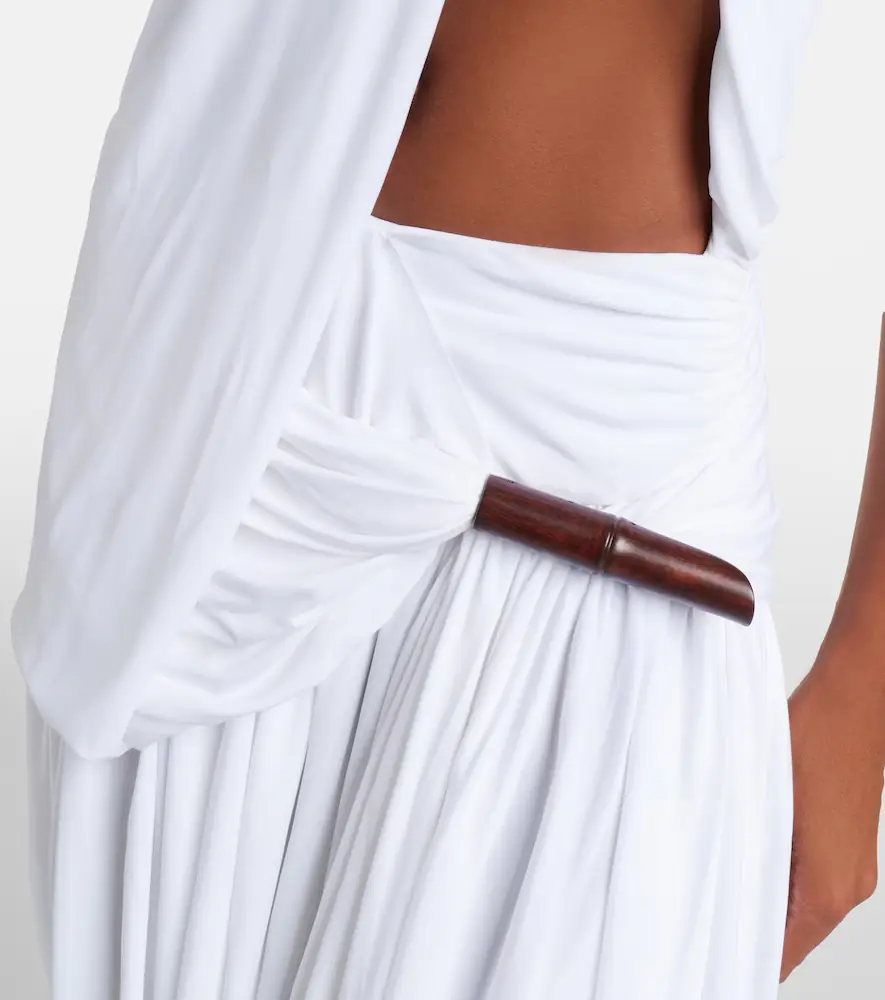 Christopher Esber Chime asymmetric draped jersey midi dress | Thumbnail 2