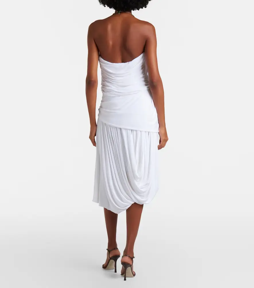 Christopher Esber Chime asymmetric draped jersey midi dress | Thumbnail 6
