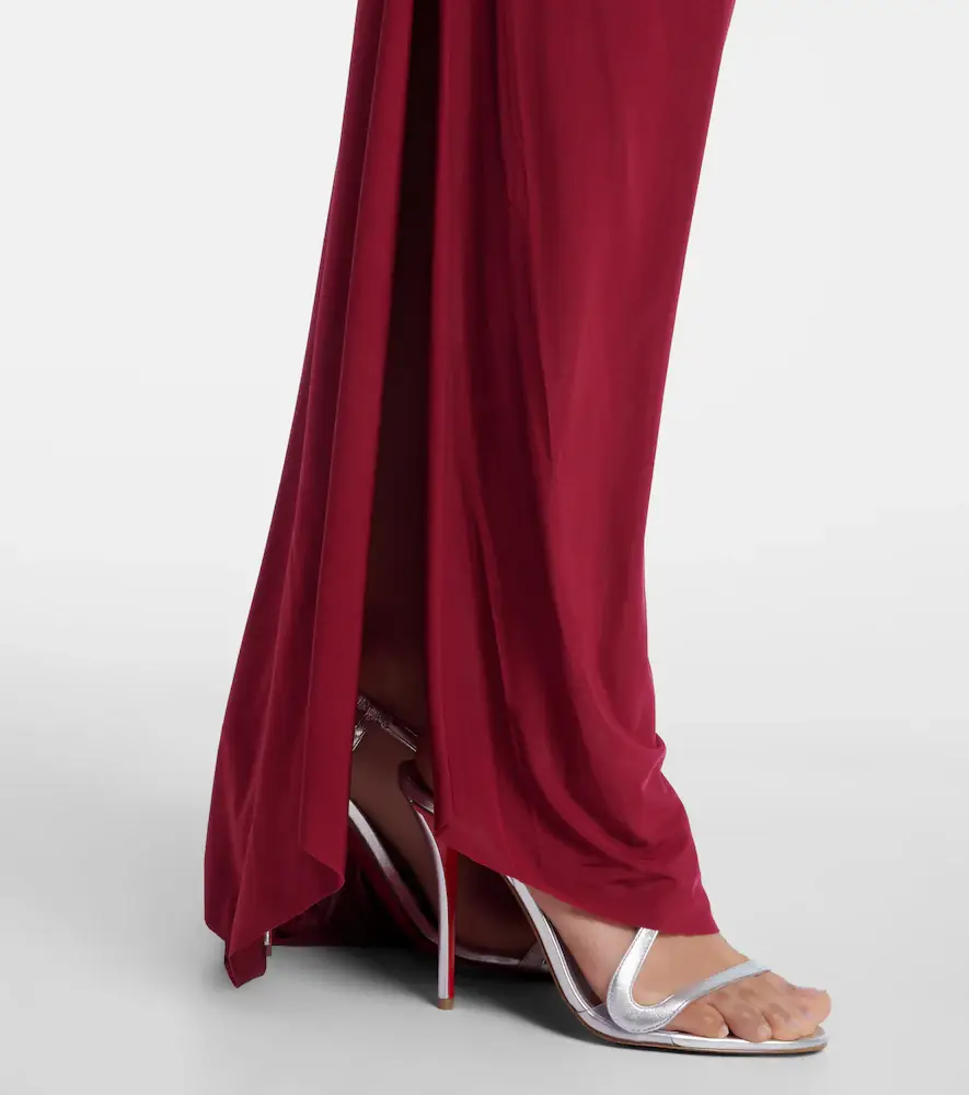 Alex Perry Asymmetric gathered jersey gown | Thumbnail 5