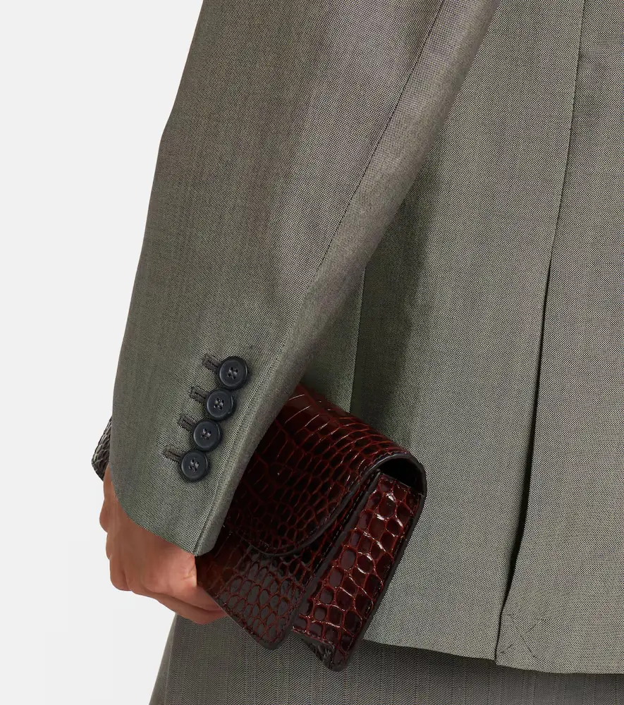 Victoria Beckham Beatrice wool and mohair blazer | Thumbnail 3 Victoria Beckham Beatrice wool and mohair blazer | Thumbnail 3