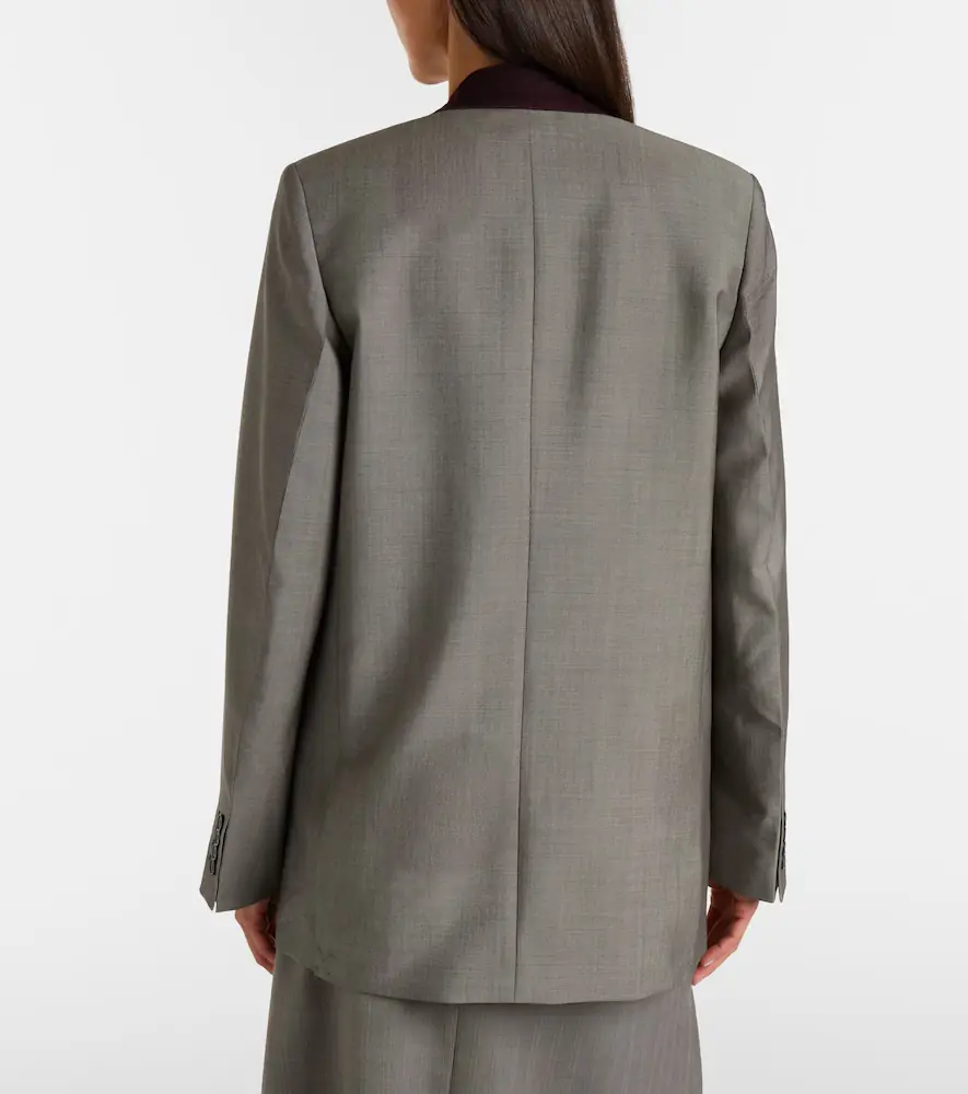 Victoria Beckham Beatrice wool and mohair blazer | Thumbnail 5 Victoria Beckham Beatrice wool and mohair blazer | Thumbnail 5