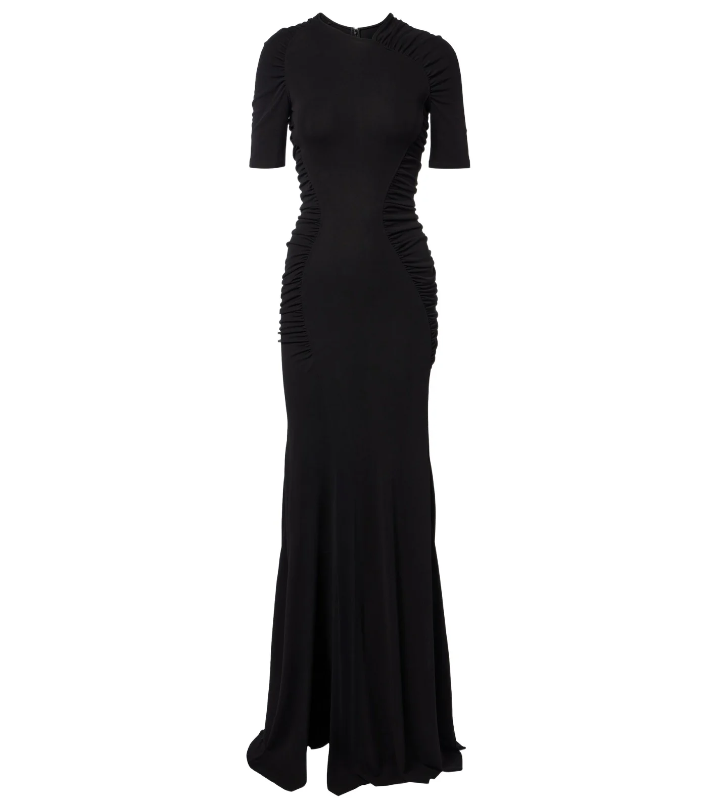 Victoria Beckham Ruched crêpe jersey maxi dress