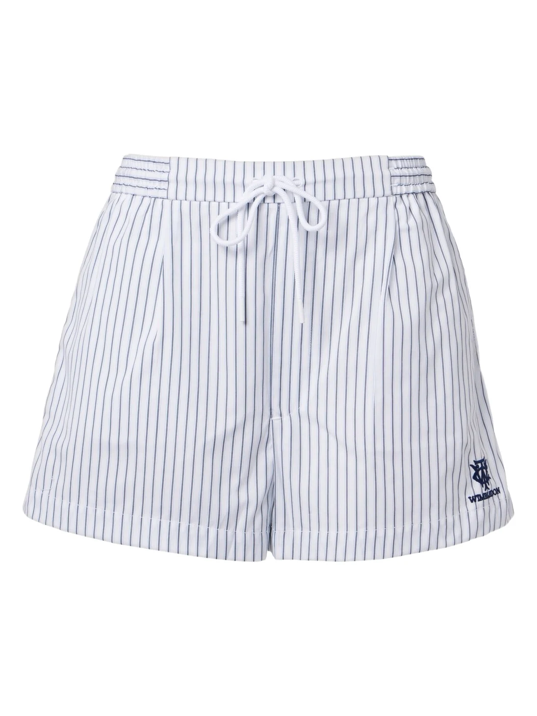 x Wimbledon striped cotton shorts x Wimbledon striped cotton shorts