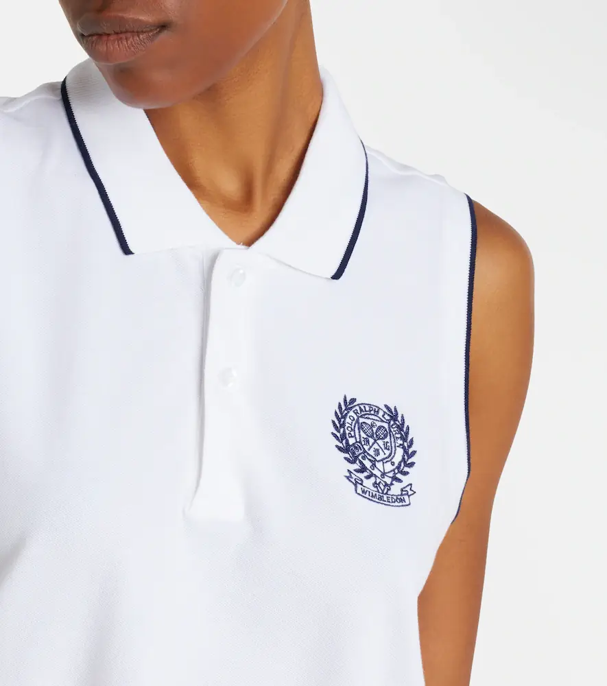 Polo Ralph Lauren x Wimbledon cotton-blend piqué top | Thumbnail 5 Polo Ralph Lauren x Wimbledon cotton-blend piqué top | Thumbnail 5