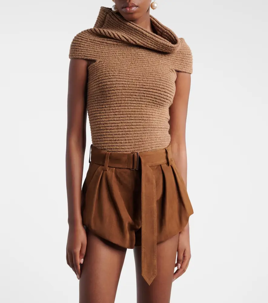 Magda Butrym Draped knitted top | Thumbnail 3