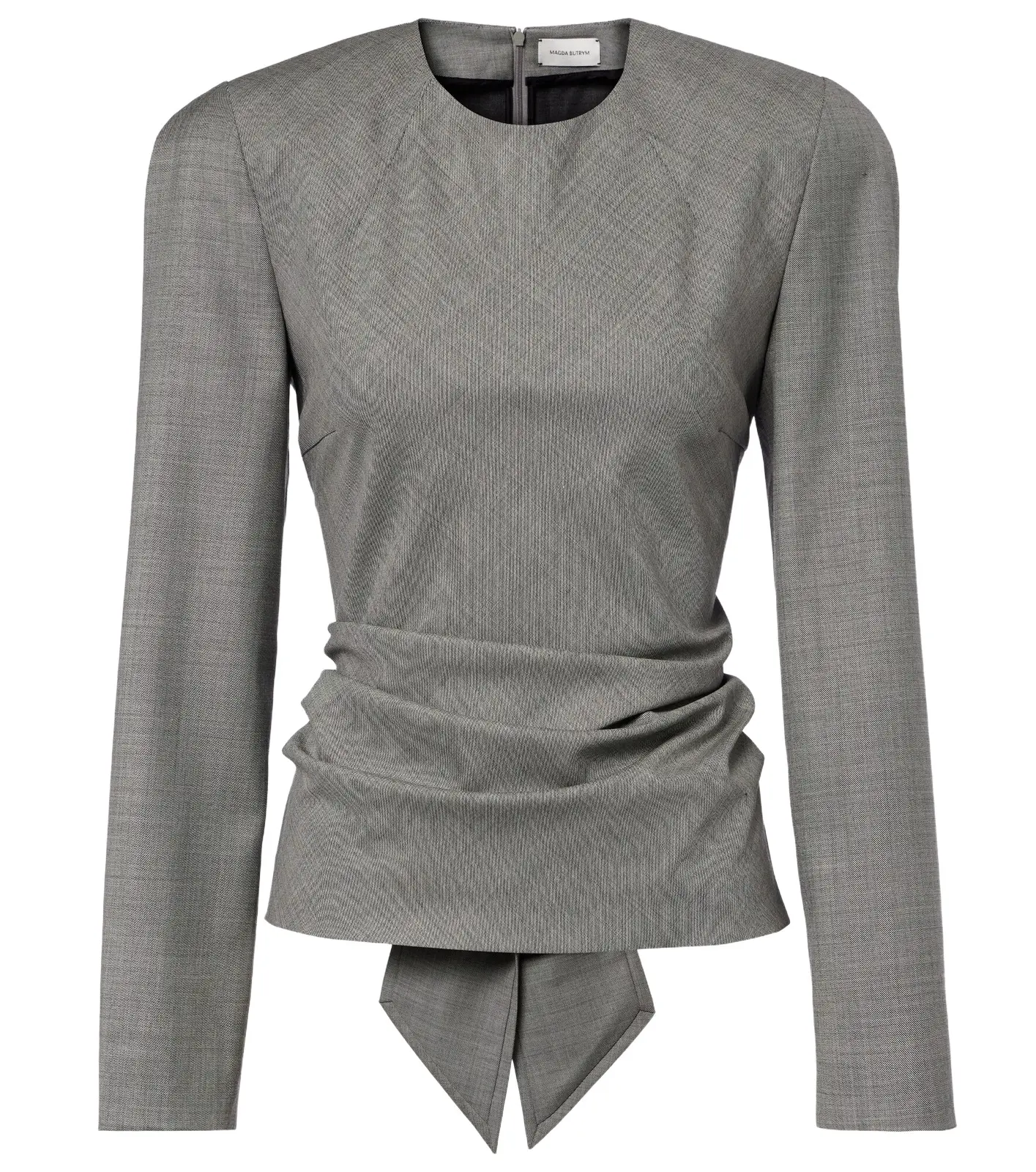 Magda Butrym Draped wool blouse