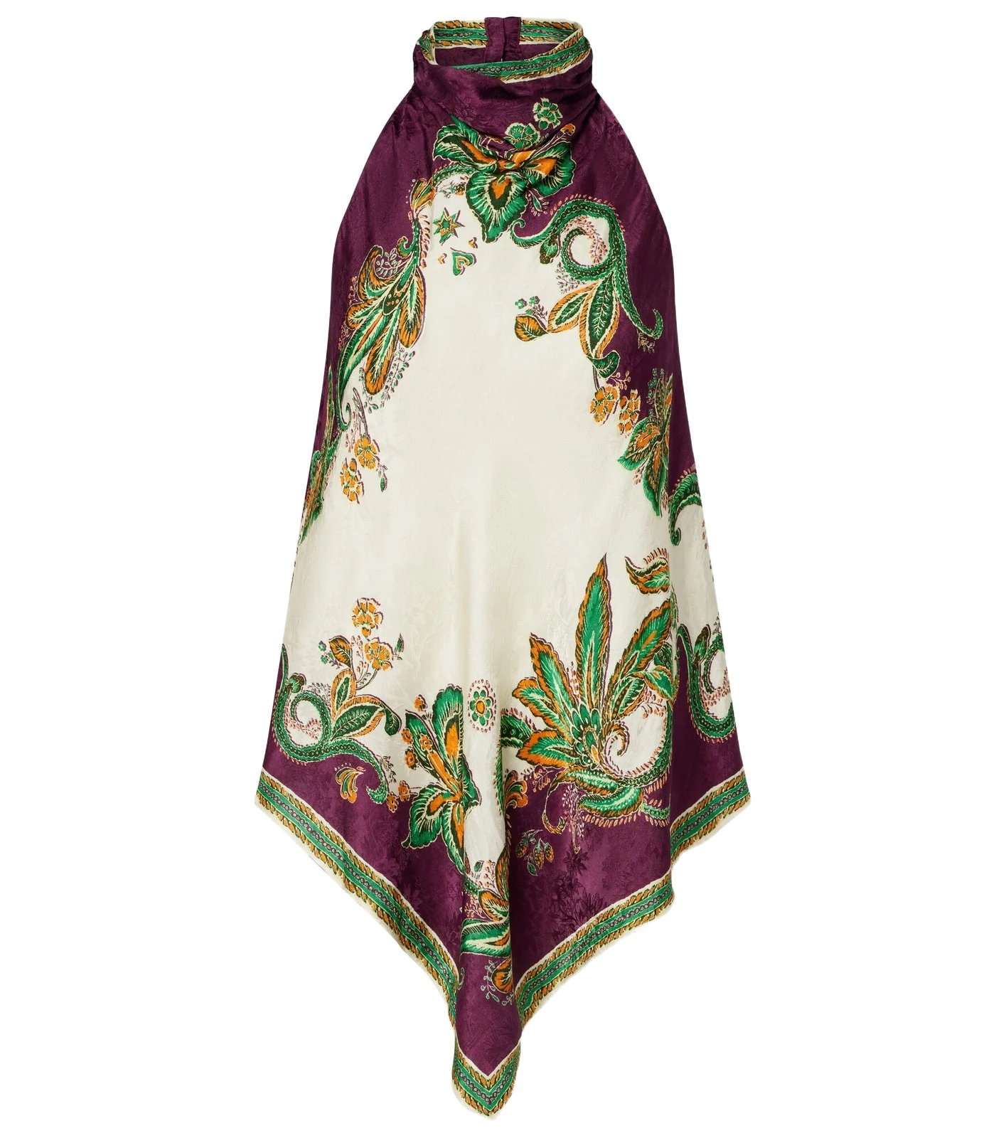 ALÉMAIS Alémais Ruthie floral halterneck top