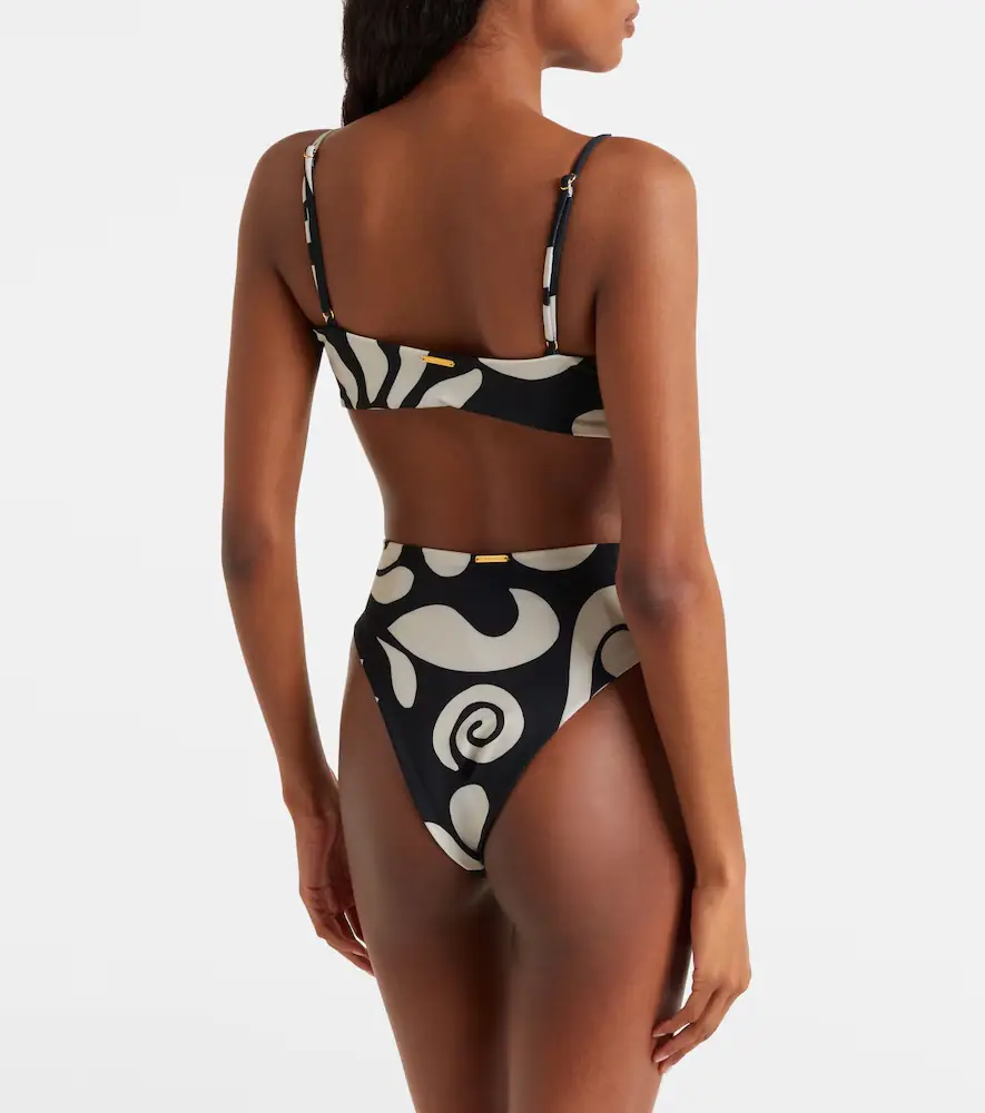 Cala de la Cruz Lulu printed high-rise bikini bottoms | Thumbnail 4 Cala de la Cruz Lulu printed high-rise bikini bottoms | Thumbnail 4