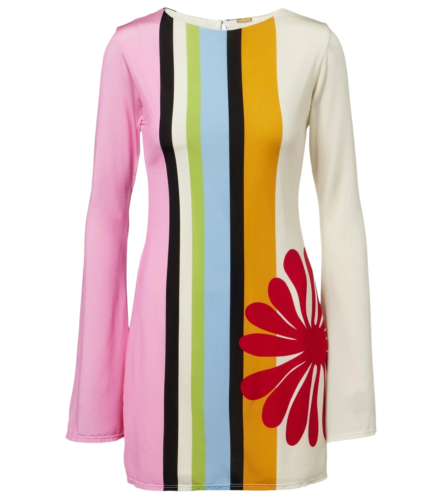 Maisha floral striped minidress