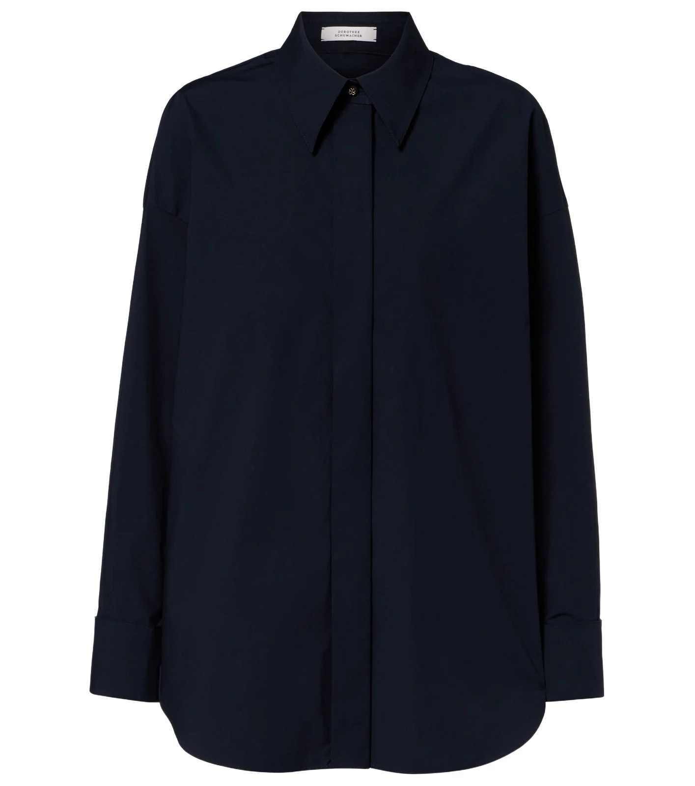 Dorothee Schumacher Poplin Power II cotton-blend poplin shirt