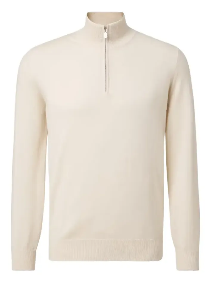 Cashmere half-zip sweater Cashmere half-zip sweater