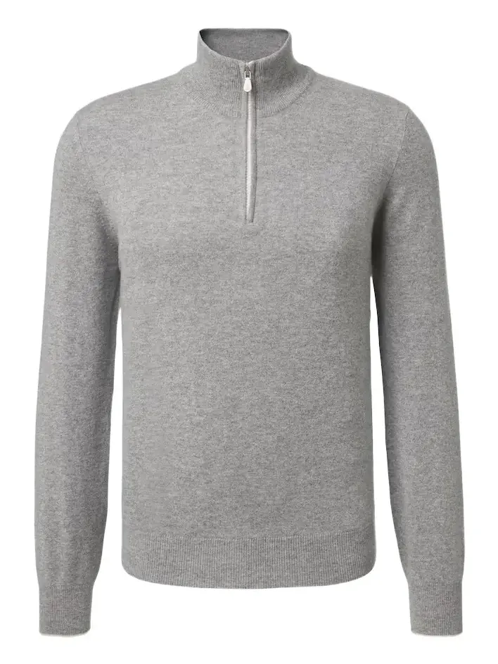 Cashmere half-zip sweater Cashmere half-zip sweater