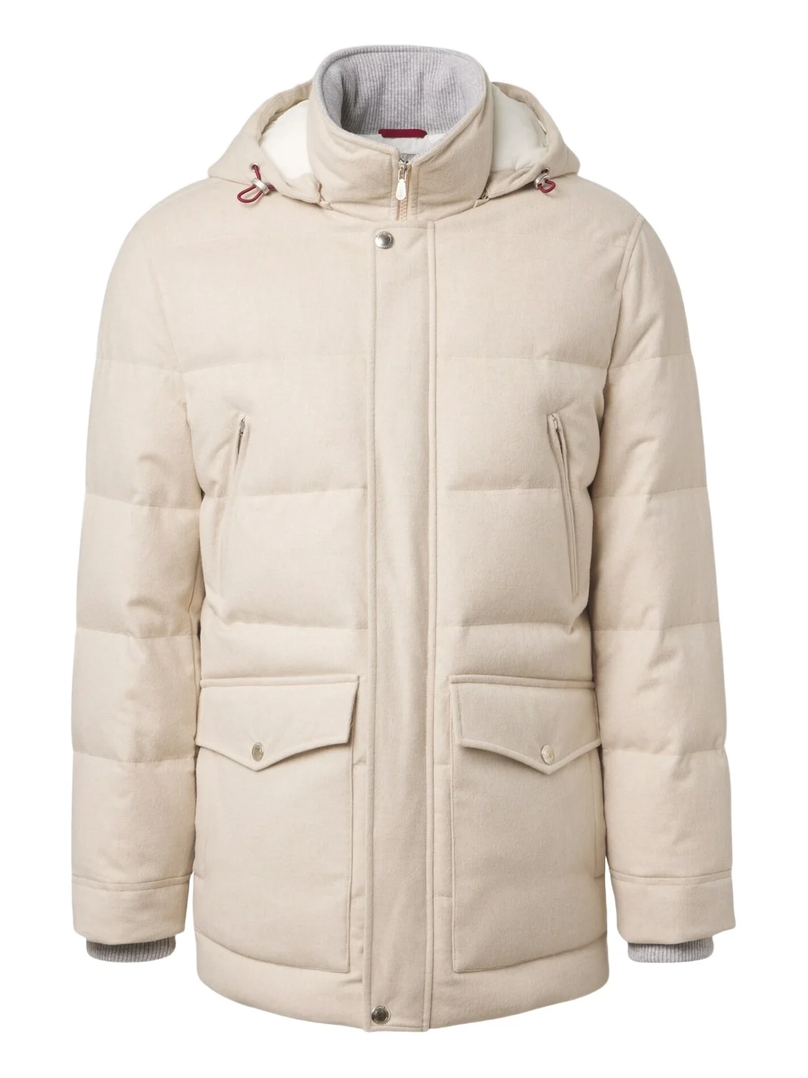 Brunello Cucinelli Wool flannel down parka