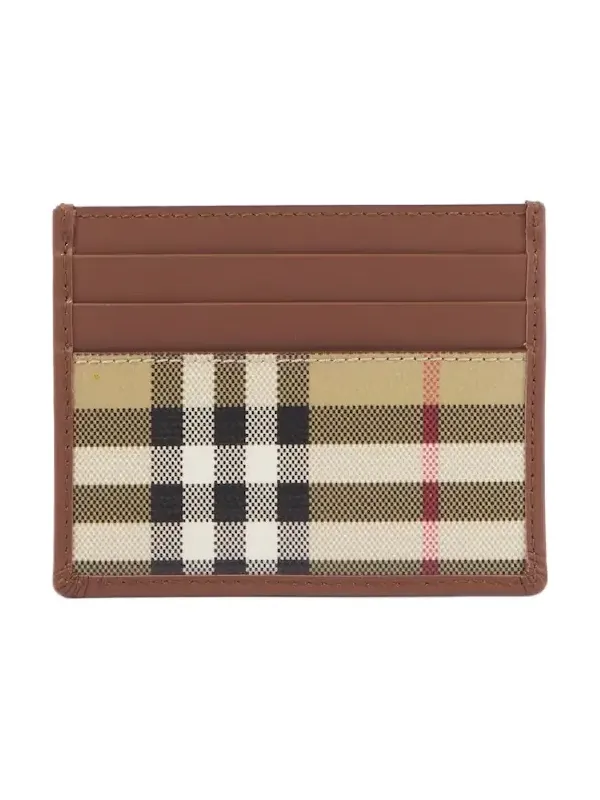 Check canvas card holder