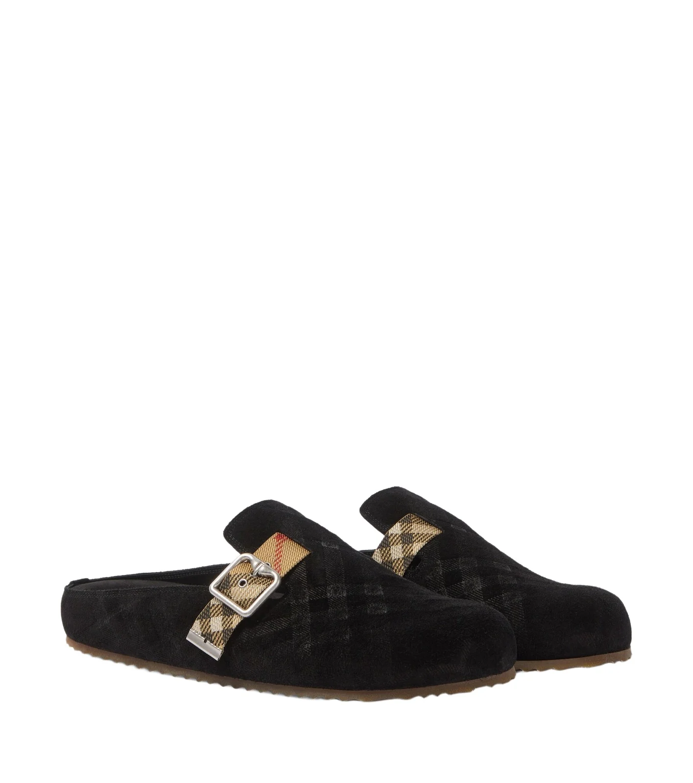 Burberry Urchin suede clogs
