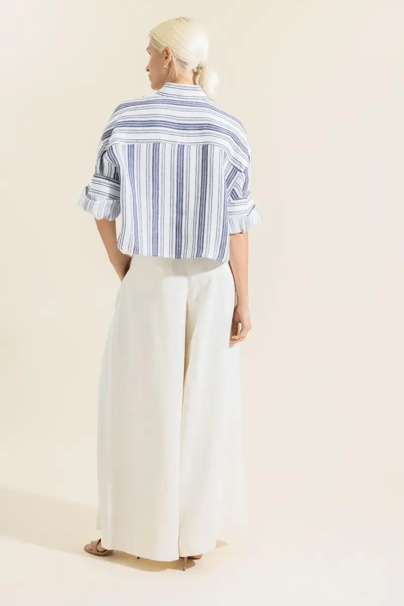 TWP Next Ex Top - Ivory Navy Stripe | Thumbnail 4