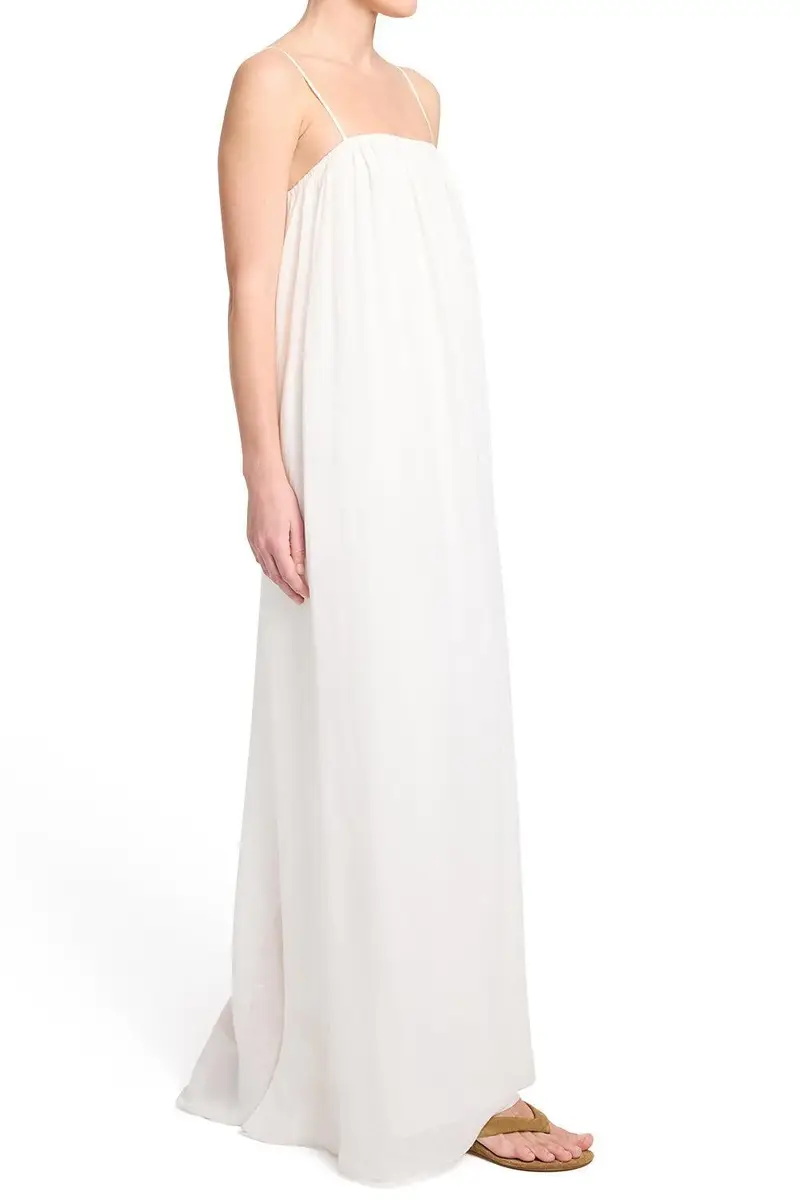 TWP Shirred Column Dress | Thumbnail 3 TWP Shirred Column Dress | Thumbnail 3