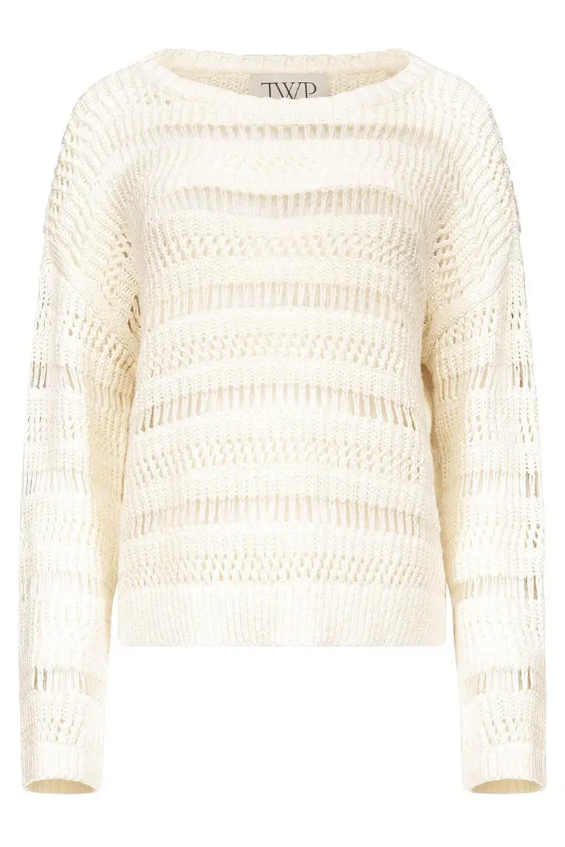 TWP Wide Neck Long Sleeve Top | Image 1 TWP Wide Neck Long Sleeve Top | Image 1