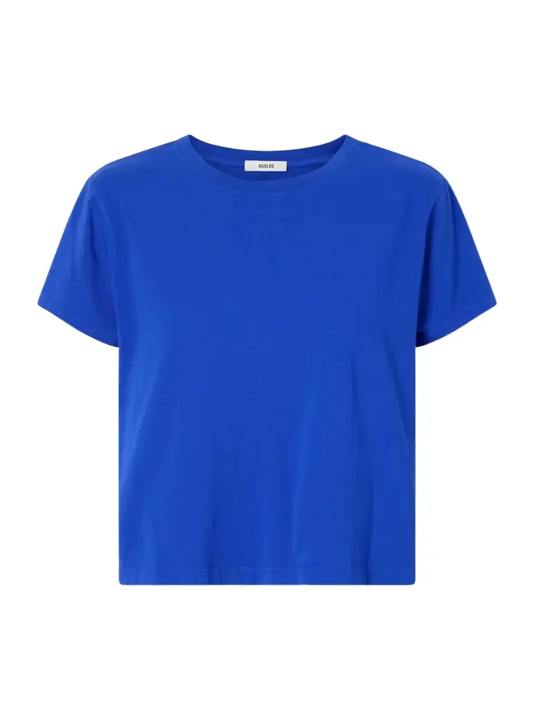 AGOLDE Adine Cropped Organic Cotton-jersey T-shirt | Image 1 AGOLDE Adine Cropped Organic Cotton-jersey T-shirt | Image 1