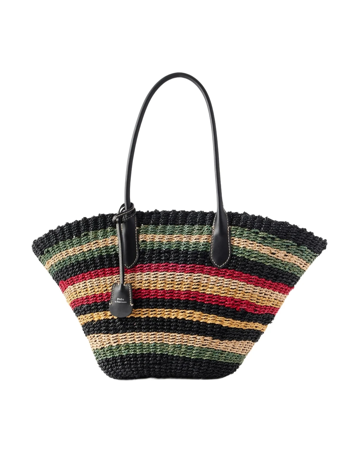 Bellport Medium Leather-trimmed Raffia Tote Bellport Medium Leather-trimmed Raffia Tote
