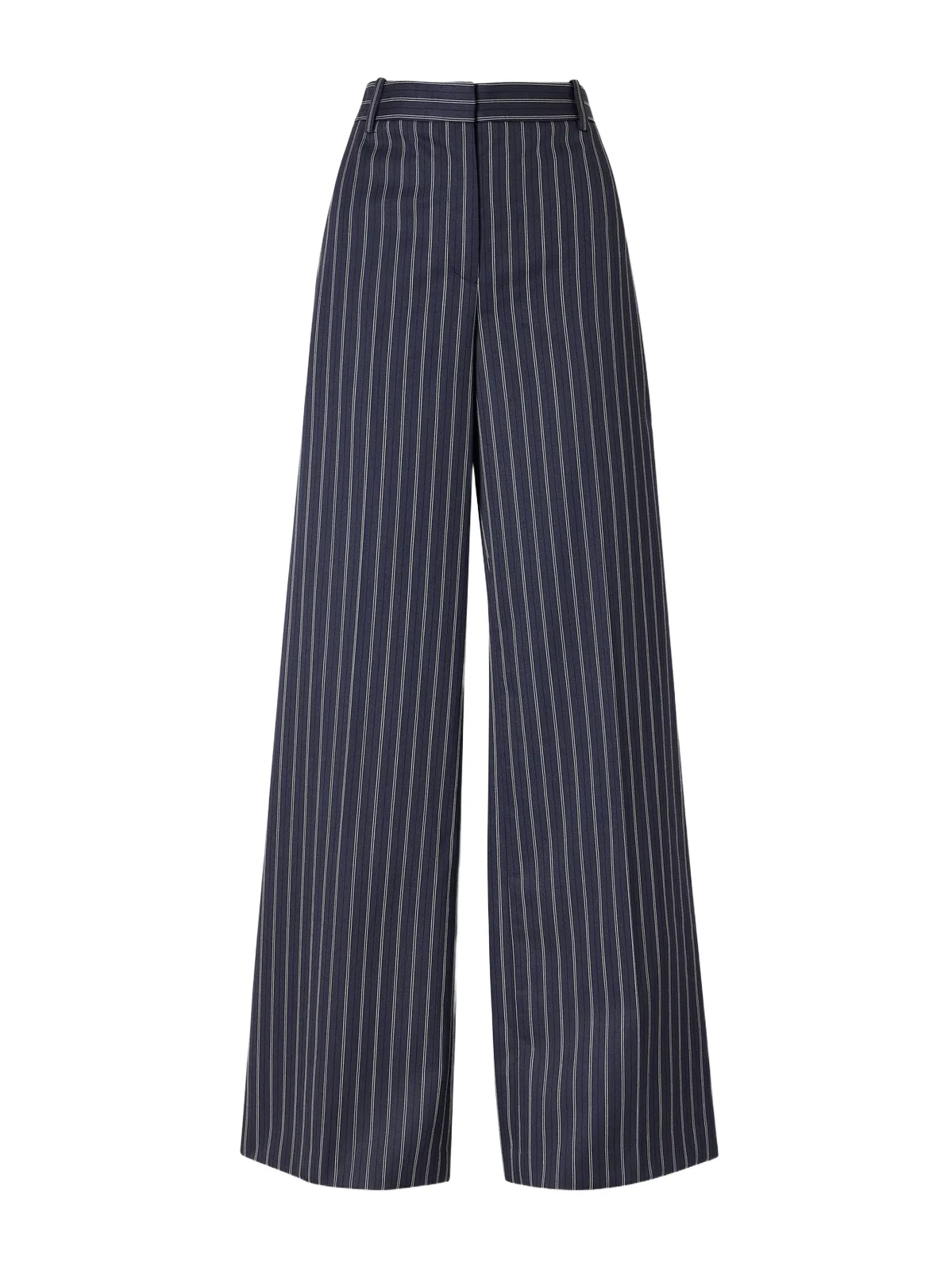 Rivers Striped Wool Wide-leg Pants