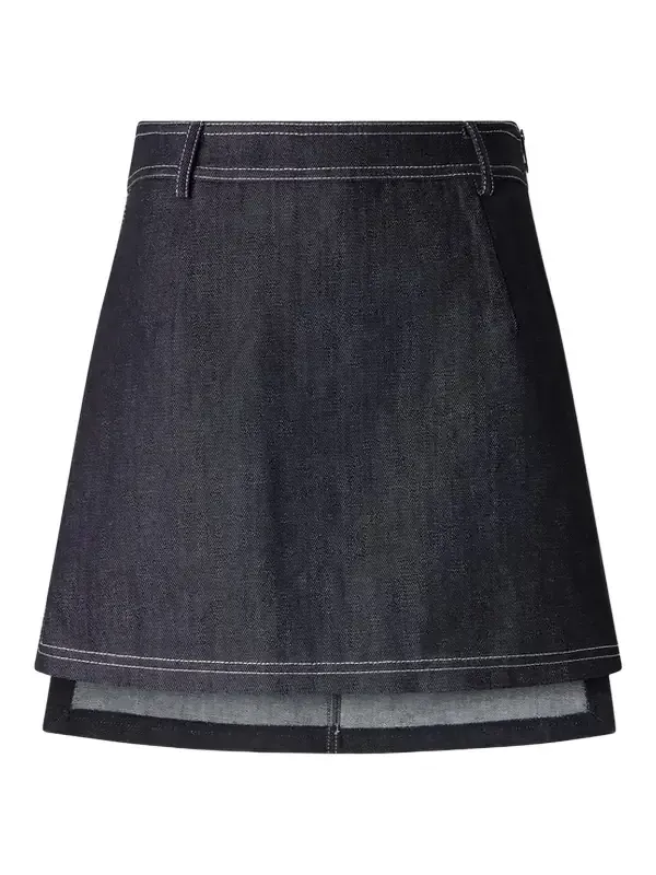 VIOLANTE NESSI Minnie Denim Mini Skirt