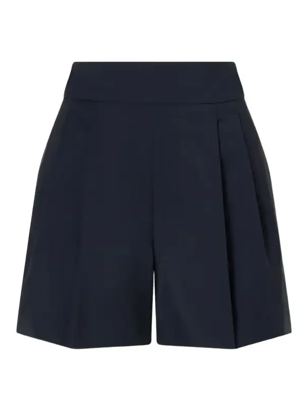 Salute Pleated Wool Shorts