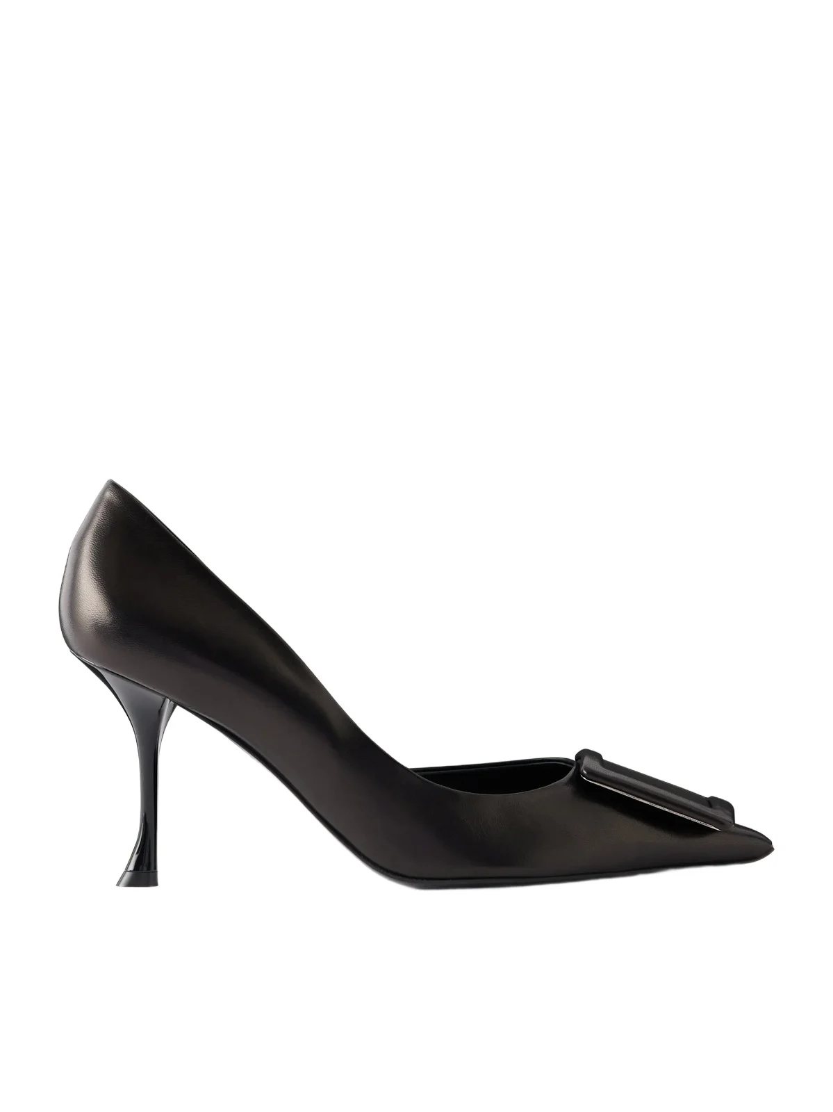 Viv Ville 85 Buckled Leather Pumps